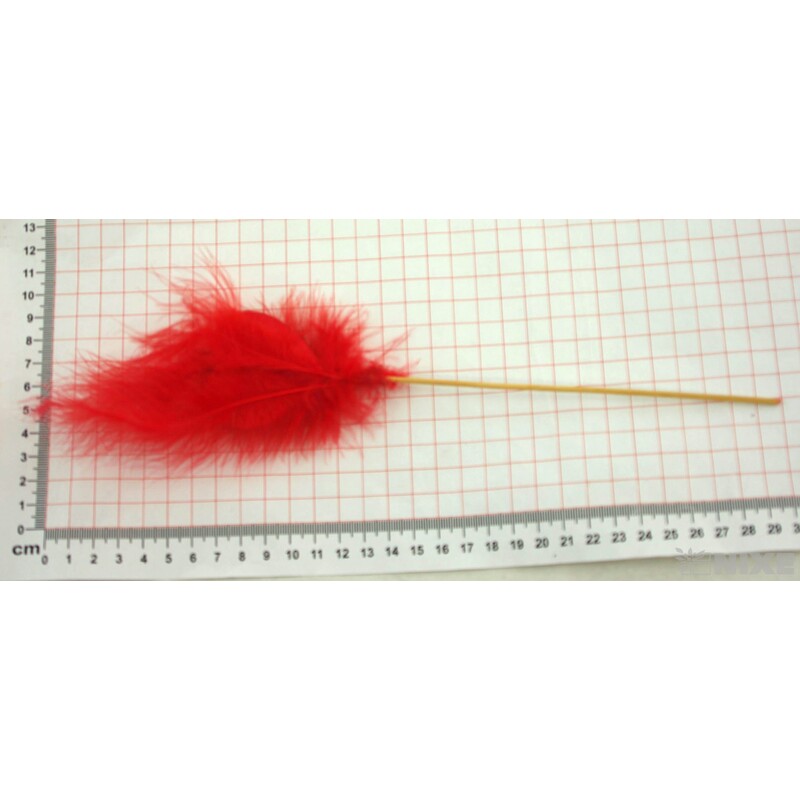 ZÁPICH SRDCE 12ks 5x23cm*ČERVENÁ