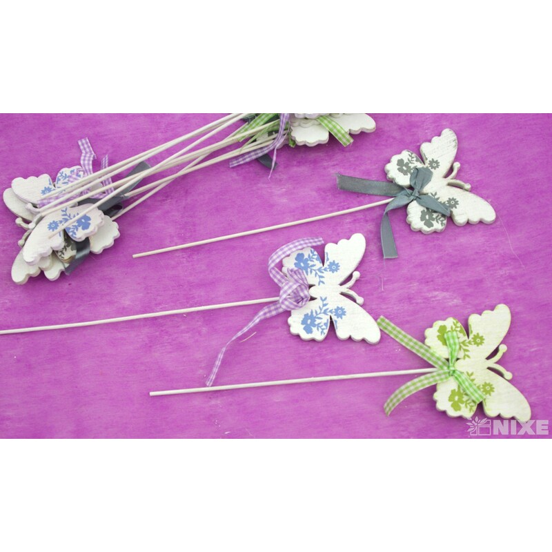 ZÁPICH MOTÝL 12ks 6x25cm*MIX BAREV