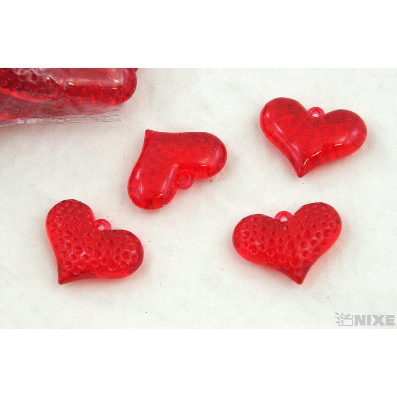 SRDÍČKA 3cm cca 500g*ČERVENÁ