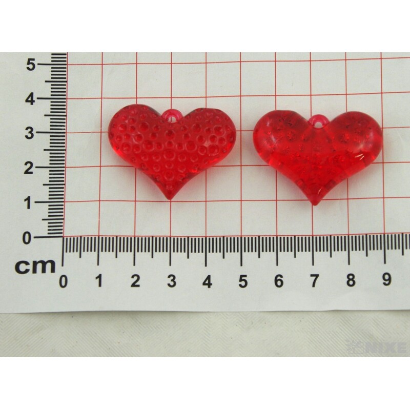 SRDÍČKA 3cm cca 500g*ČERVENÁ