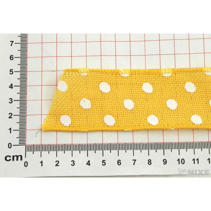 STUHA PUNTÍK 38mmx7yd*ŽLUTÁ TM. V+