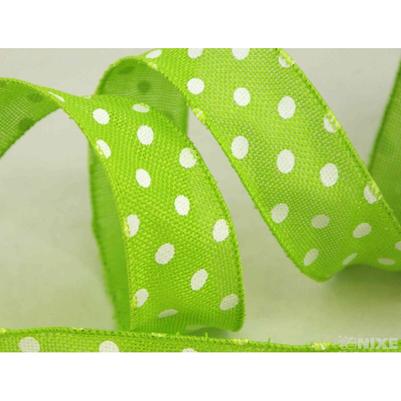 STUHA PUNTÍK 38mmx7yd*ZELENÁ SV. V+