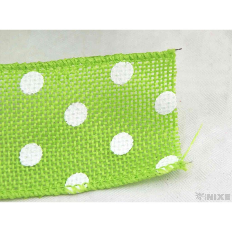 STUHA PUNTÍK 38mmx7yd*ZELENÁ SV. V+