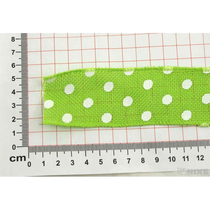 STUHA PUNTÍK 38mmx7yd*ZELENÁ SV. V+