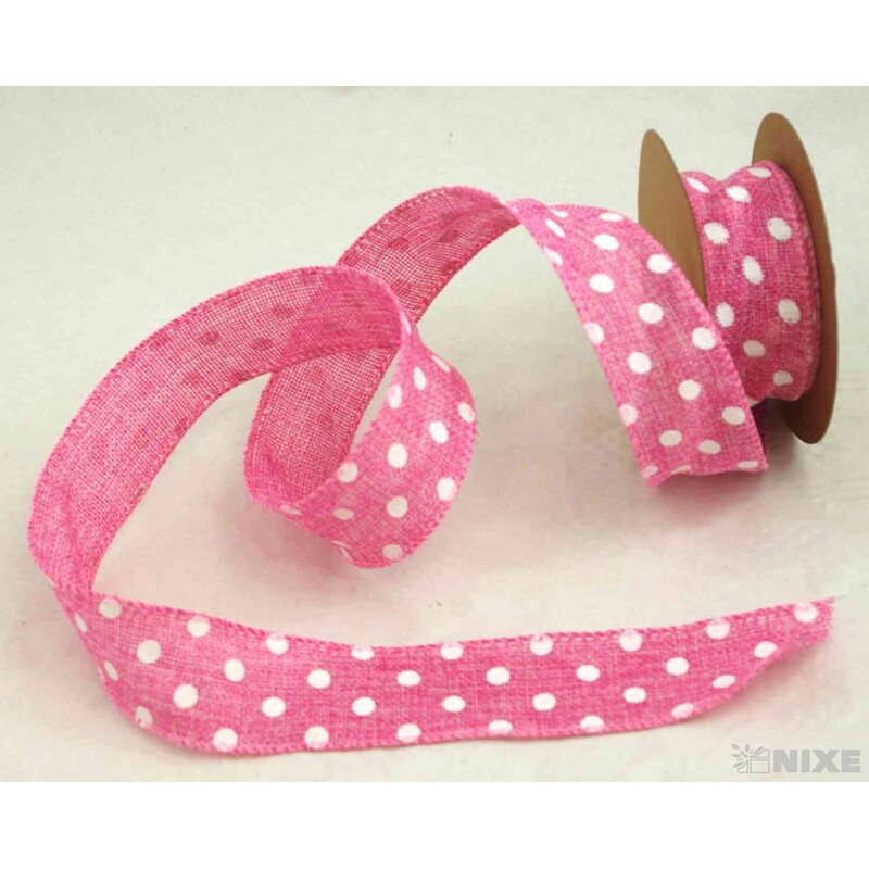 STUHA PUNTÍK 38mmx7yd*RŮŽOVÁ V+