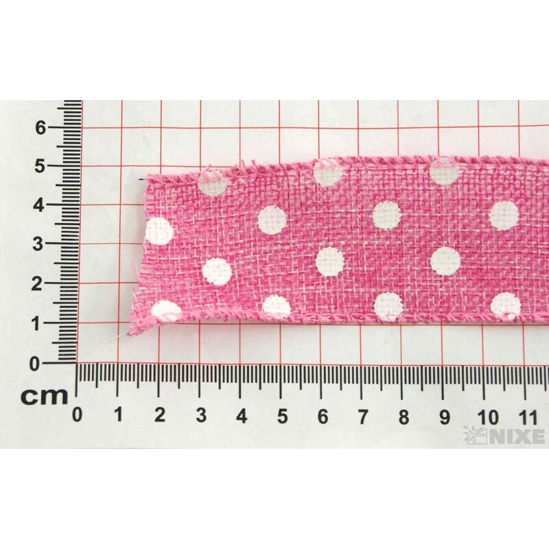 STUHA PUNTÍK 38mmx7yd*RŮŽOVÁ V+