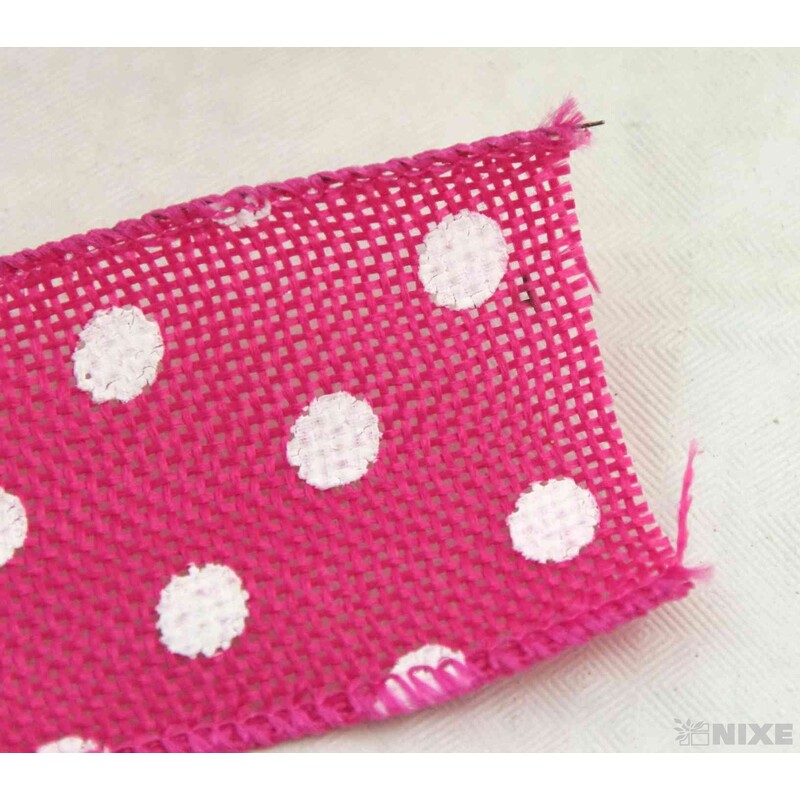 STUHA PUNTÍK 38mmx7yd*RŮŽOVÁ TM. V+