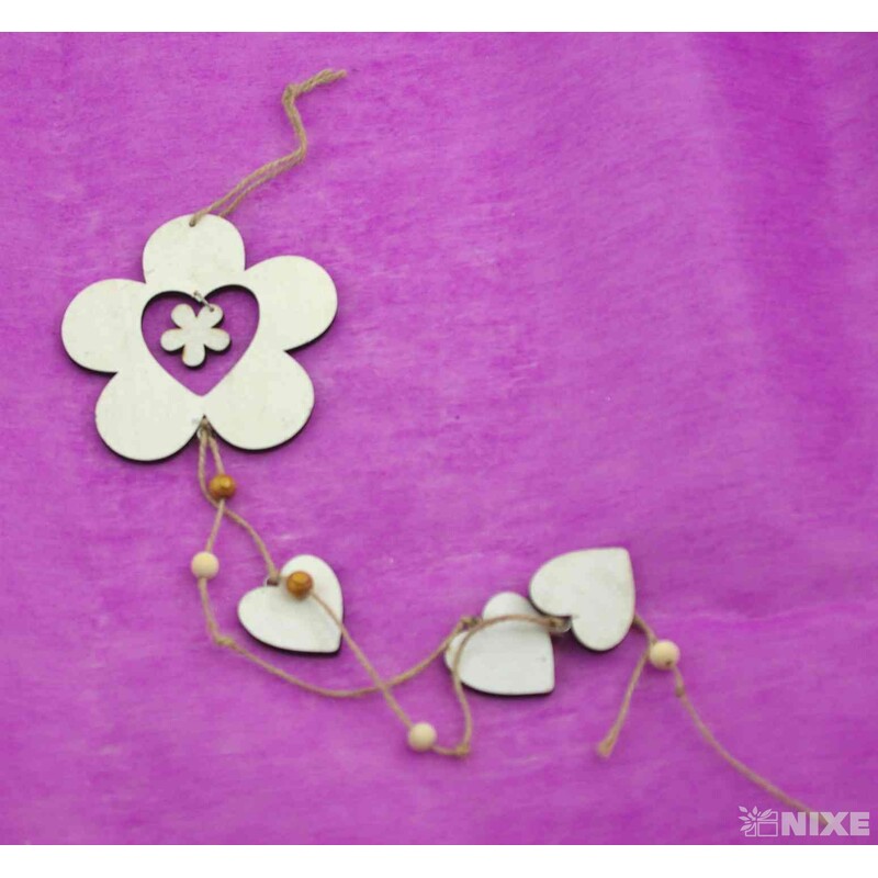 ZÁVĚS DŘEVO MIX 11x45cm*