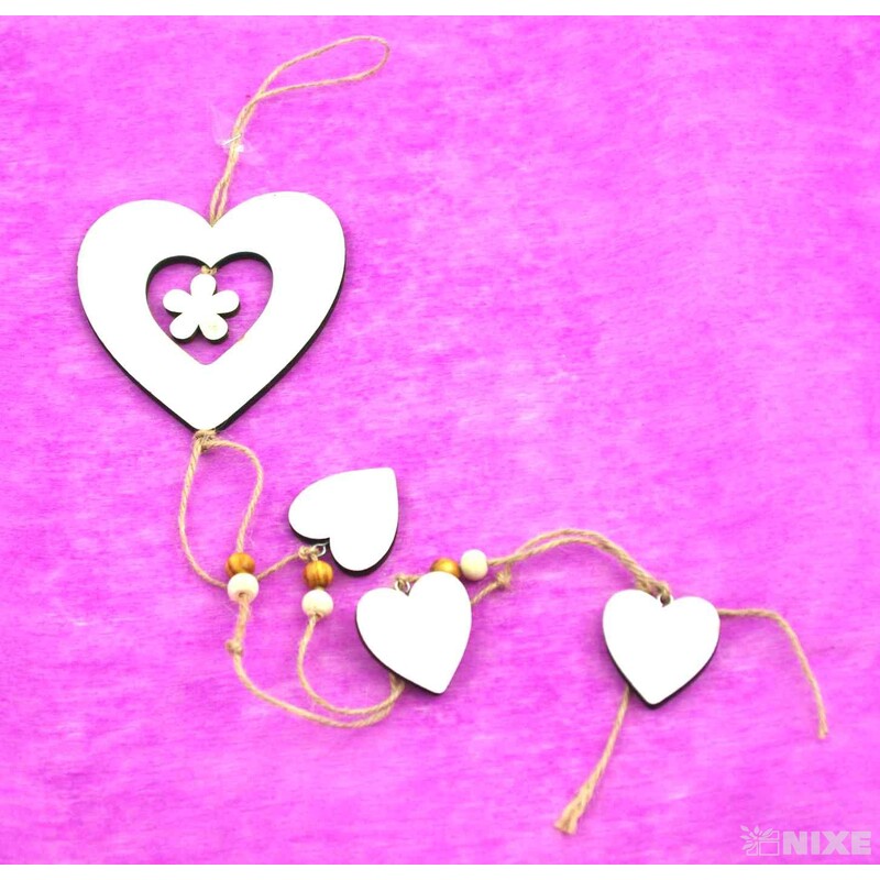 ZÁVĚS DŘEVO MIX 11x45cm*