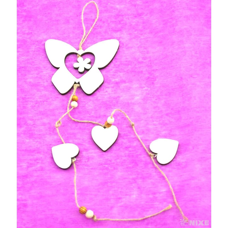 ZÁVĚS DŘEVO MIX 11x45cm*