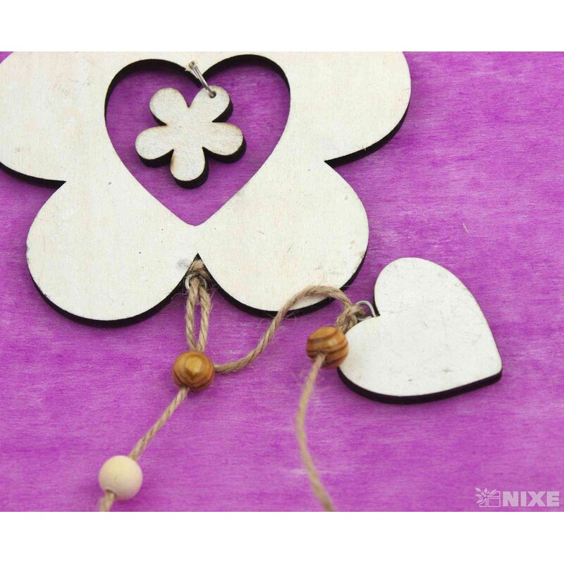 ZÁVĚS DŘEVO MIX 11x45cm*