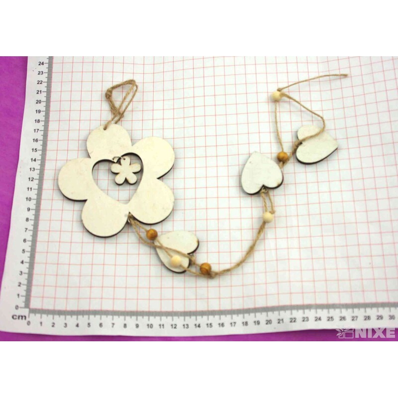 ZÁVĚS DŘEVO MIX 11x45cm*