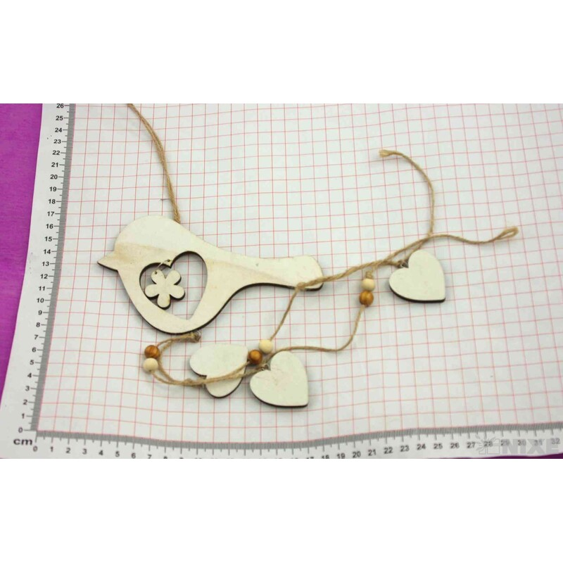 ZÁVĚS DŘEVO MIX 11x45cm*