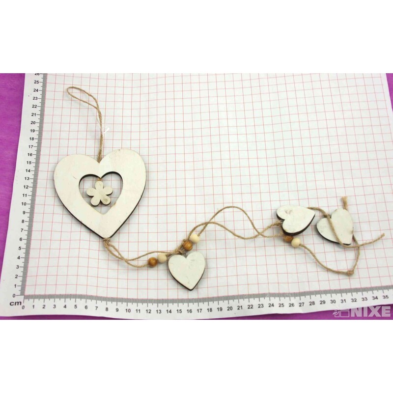 ZÁVĚS DŘEVO MIX 11x45cm*