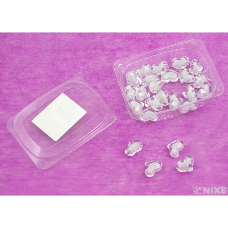 SRDCE 2cm 50g S DIRKOU*BÍLÁ