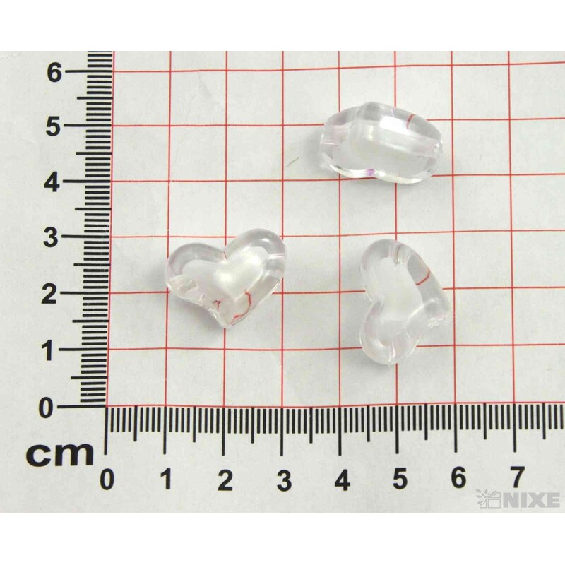 SRDCE 2cm 50g S DIRKOU*BÍLÁ