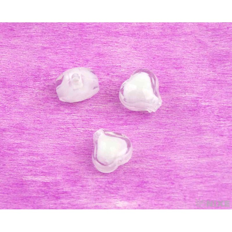 SRDCE 1cm 50g S DIRKOU*BÍLÁ