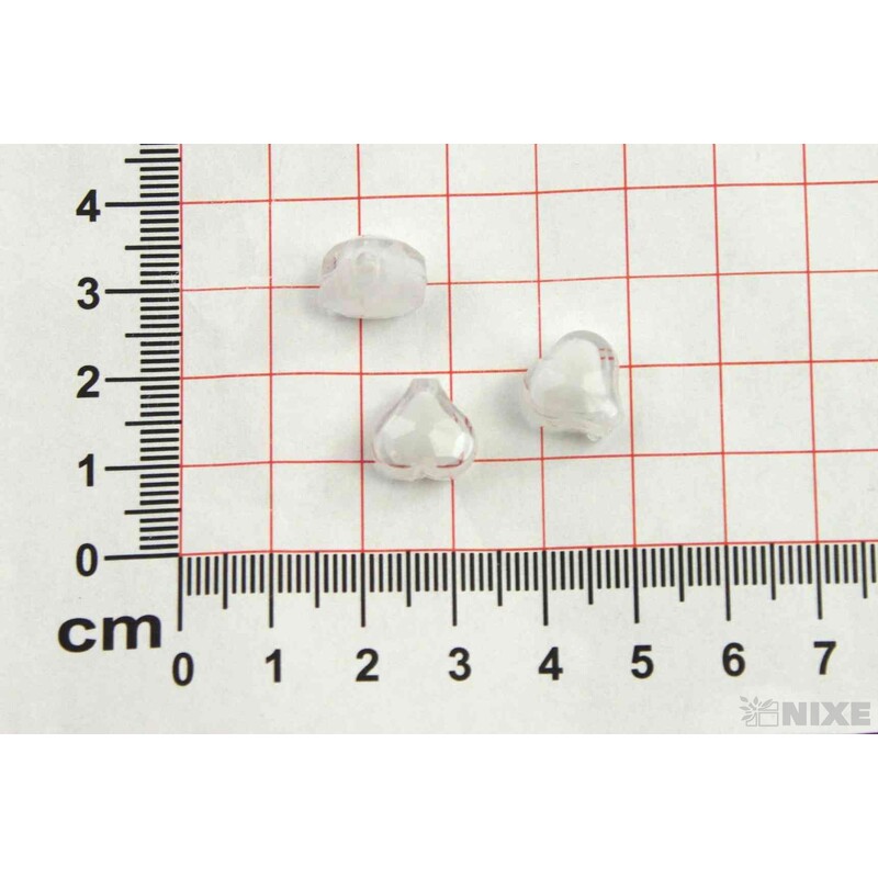 SRDCE 1cm 50g S DIRKOU*BÍLÁ