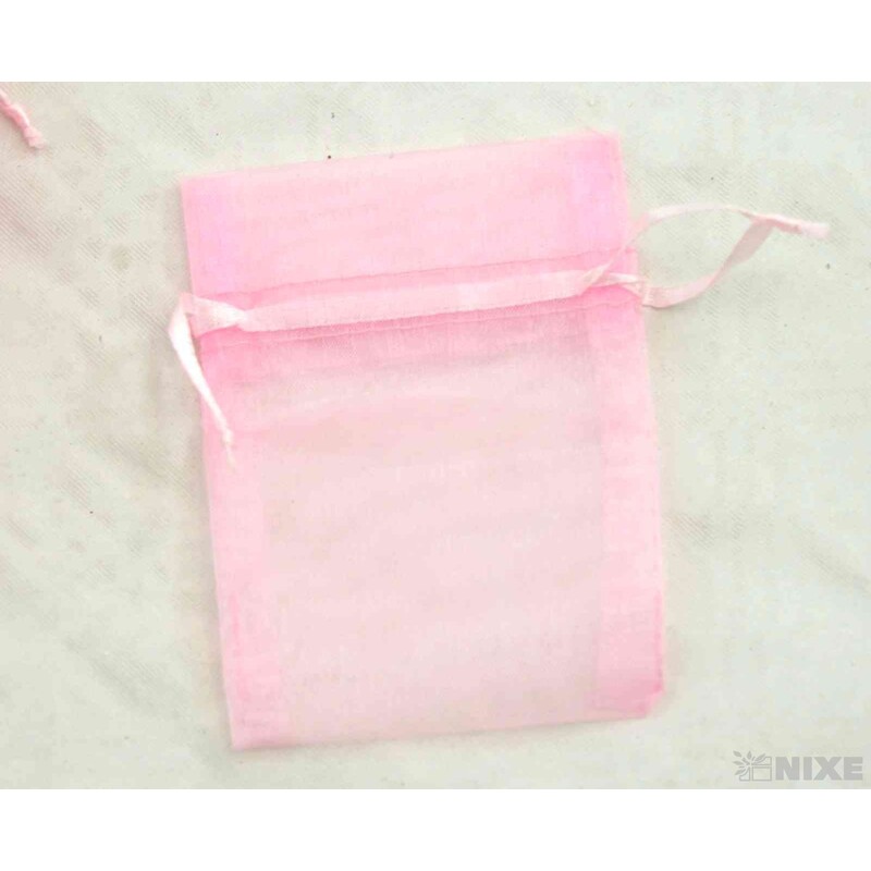 SÁČEK ORGANZA 07x10cm*RŮŽOVÁ