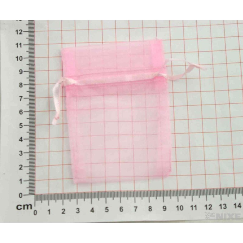 SÁČEK ORGANZA 07x10cm*RŮŽOVÁ
