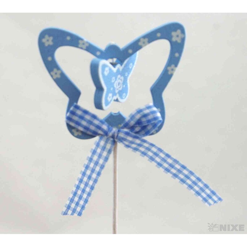 ZÁPICH MOTÝL 12ks 7x27cm*MODRÁ
