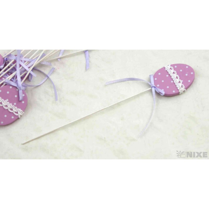 ZÁPICH VAJÍČKO 12ks 5x22cm*FIALOVÁ