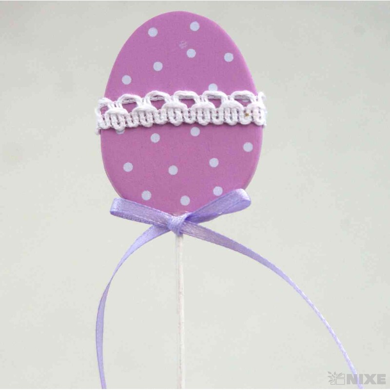 ZÁPICH VAJÍČKO 12ks 5x22cm*FIALOVÁ