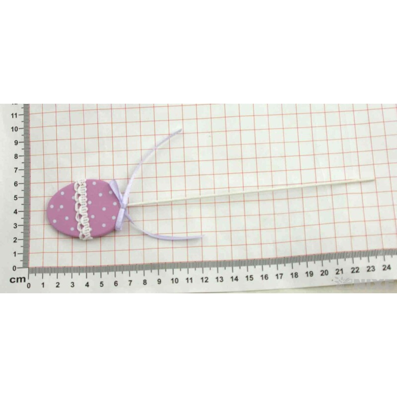 ZÁPICH VAJÍČKO 12ks 5x22cm*FIALOVÁ