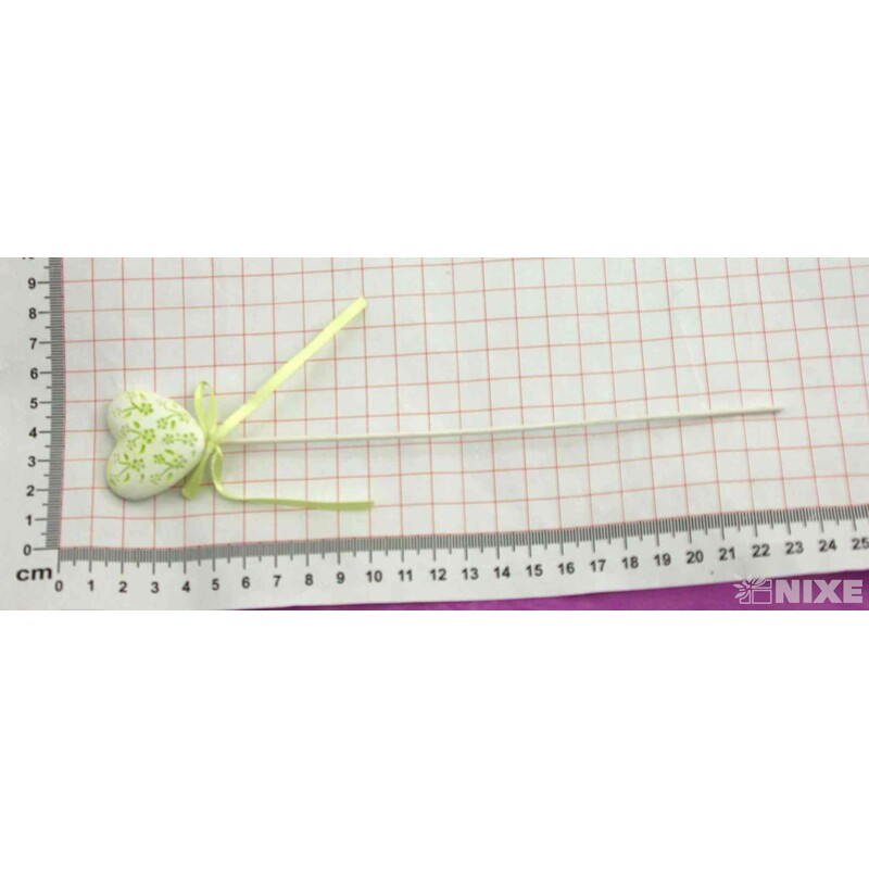 ZÁPICH SRDCE 12ks 3x21cm*ZELENÁ SV.