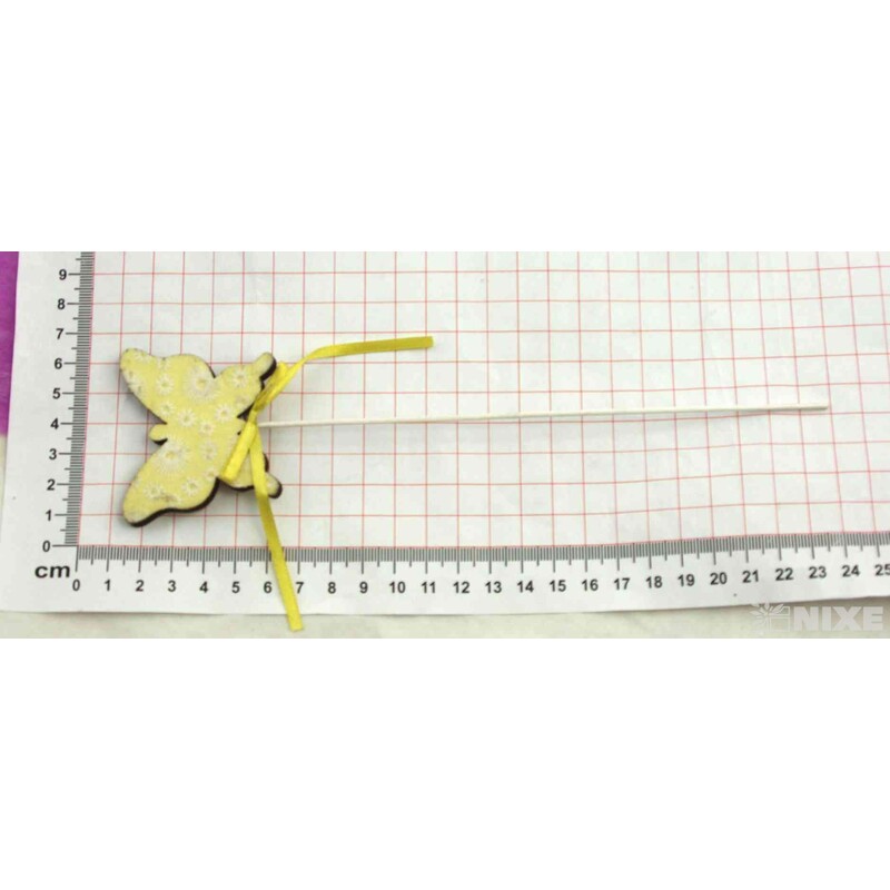ZÁPICH MOTÝL 12ks 5x22cm*ŽLUTÁ
