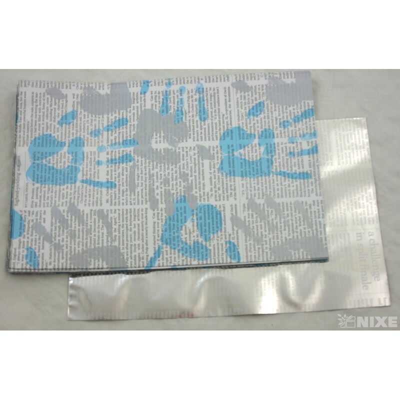 SÁČEK 20x32cm U-297PCC*STŘÍBRNÁ 22 V+