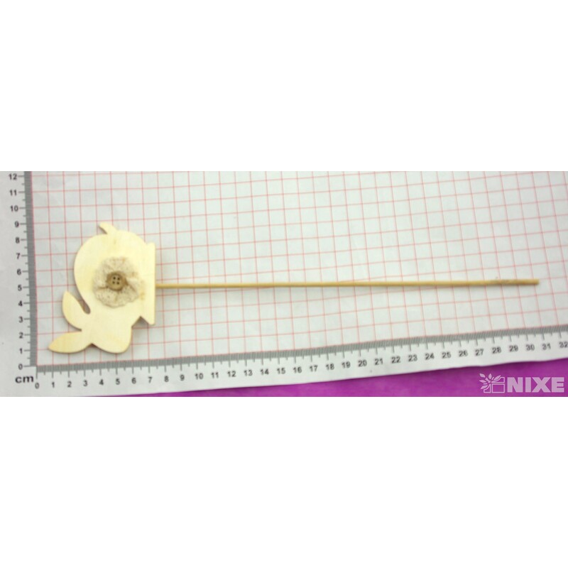 ZÁPICH ZAJÍC 6ks 8x29cm*BÍLÁ