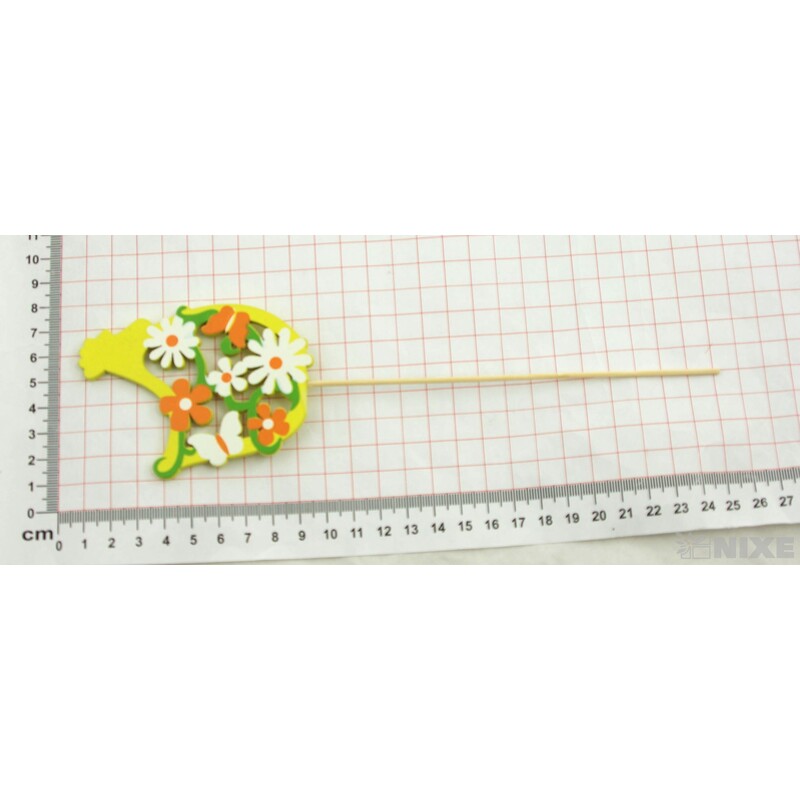 ZÁPICH SLEPICE 12ks 9x24cm*ŽLUTÁ