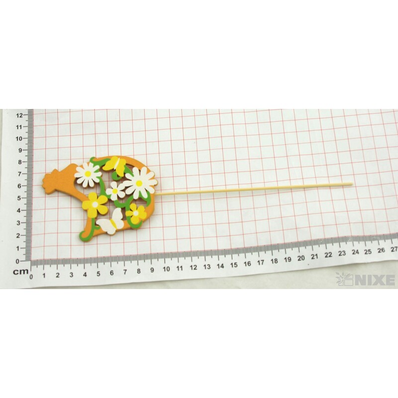 ZÁPICH SLEPICE 12ks 9x24cm*ORANŽOVÁ