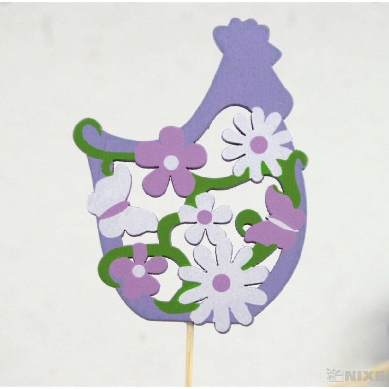 ZÁPICH SLEPICE 12ks 9x24cm*FIALOVÁ