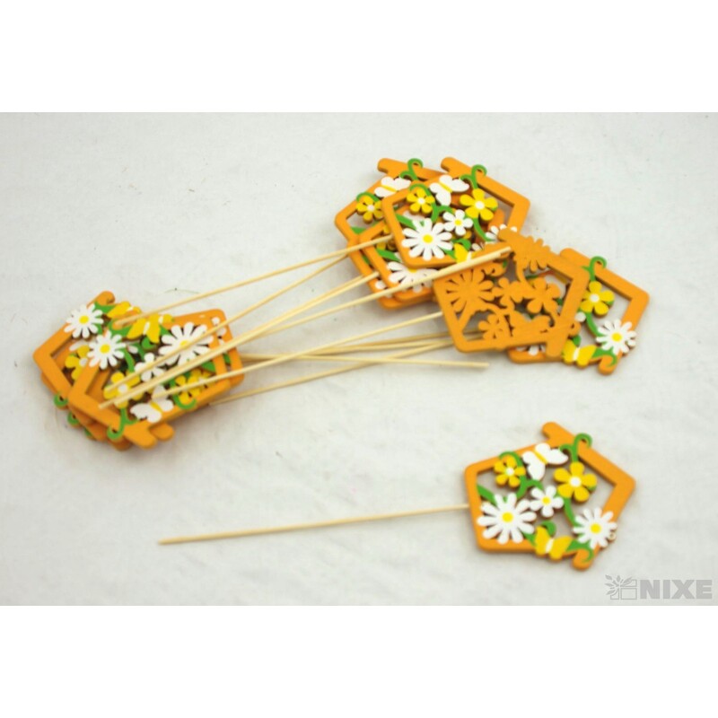 ZÁPICH BUDKA 12ks 8x23cm*ORANŽOVÁ