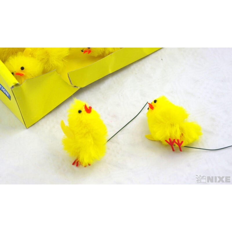 KUŘÁTKA 6cm 15ks*ŽLUTÁ