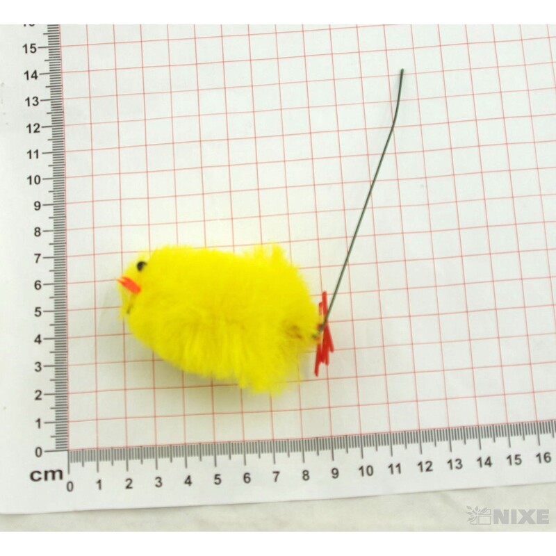 KUŘÁTKA 6cm 15ks*ŽLUTÁ