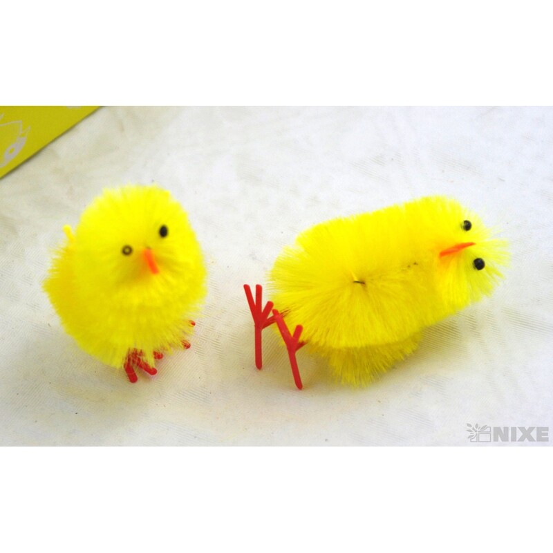 KUŘÁTKA 6cm 24ks*ŽLUTÁ