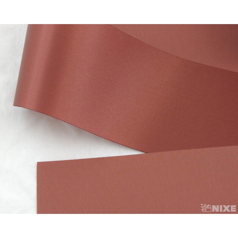 SATÉNOVÁ STUHA RASO 70mmx25m*HNĚDÁ 101