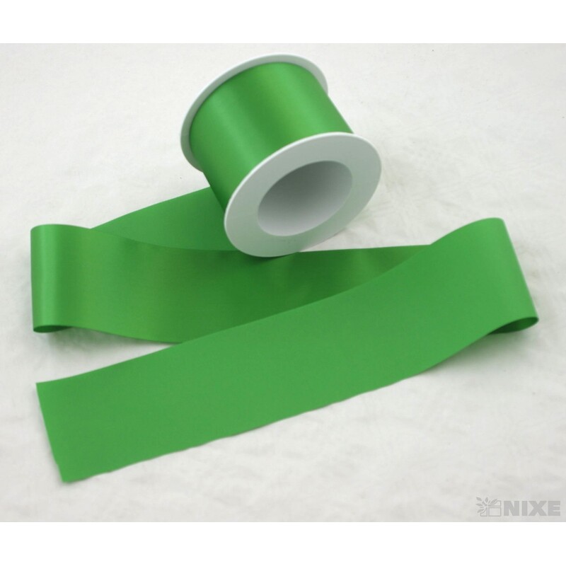 SATÉNOVÁ STUHA RASO 70mmx25m*ZELENÁ 142