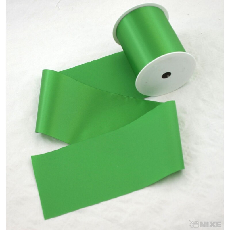 SATÉNOVÁ STUHA RASO 110mmx25m*ZELENÁ 142