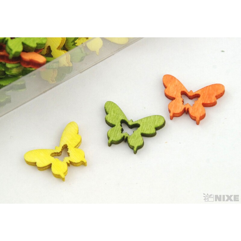 MOTÝL D 2cm 144ks*MIX BAREV