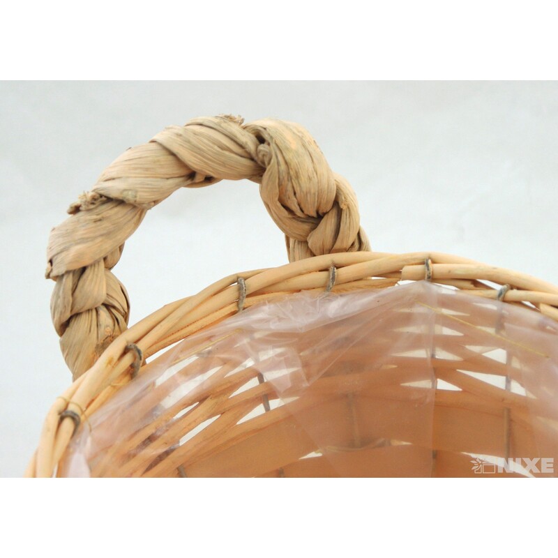 KVĚTNÍK PROUTĚNÝ 18x13cm*MIX BAREV