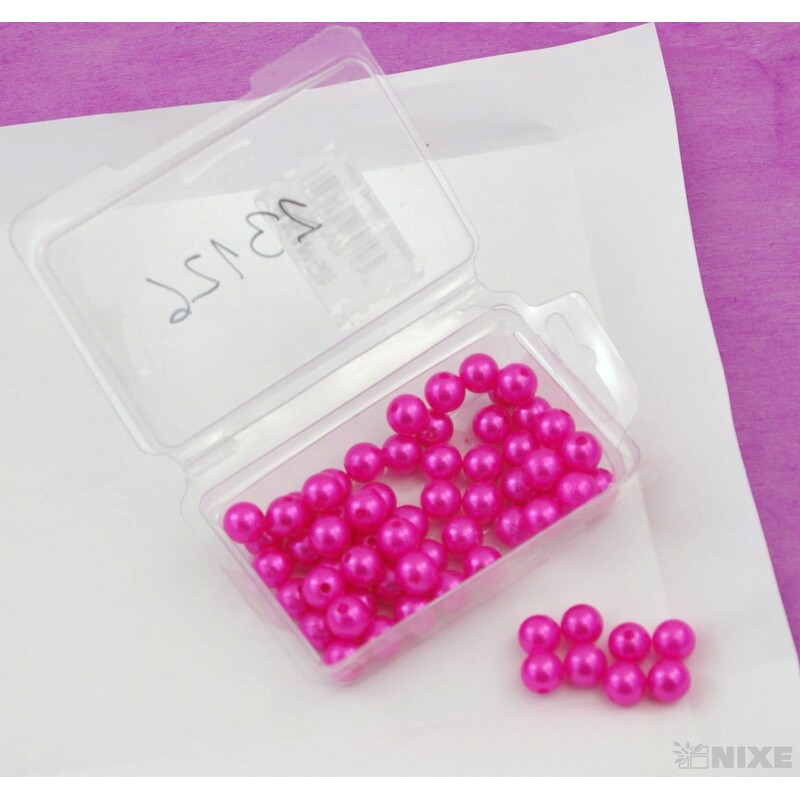 KORÁLKY 10mm 45g*RŮŽOVÁ TM.