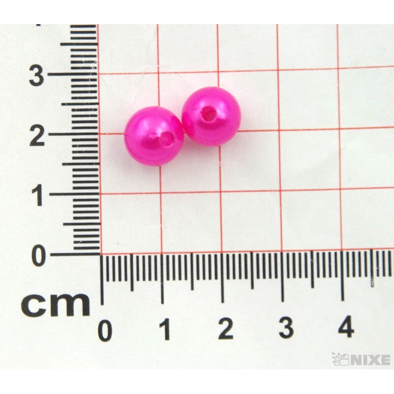 KORÁLKY 10mm 45g*RŮŽOVÁ TM.