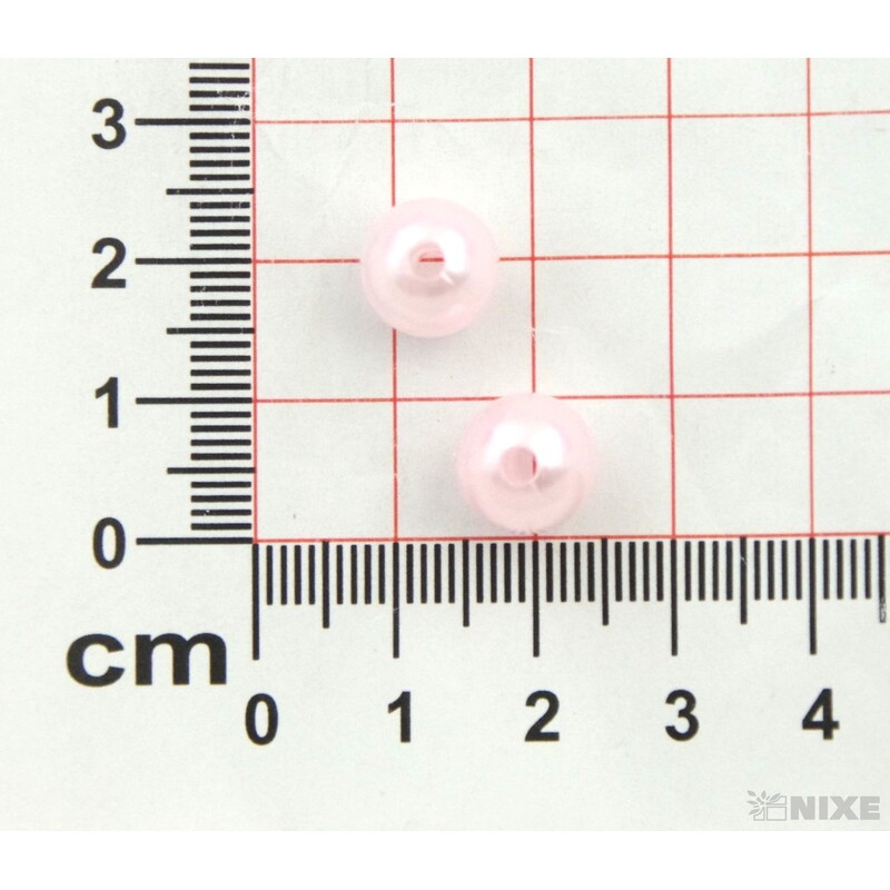 KORÁLKY 10mm 45g*RŮŽOVÁ SV.