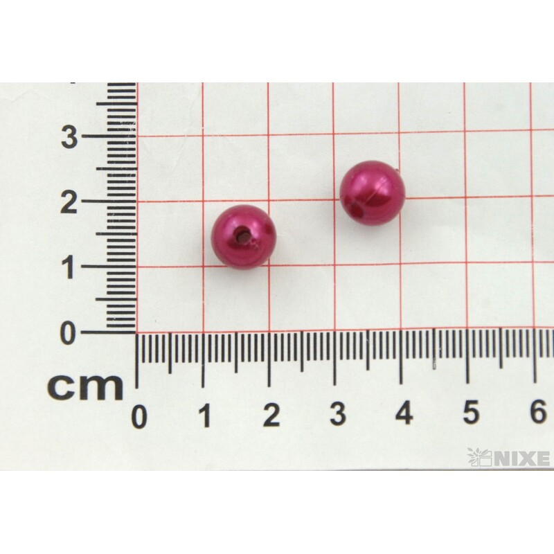 KORÁLKY 10mm 45g*BORDOVÁ