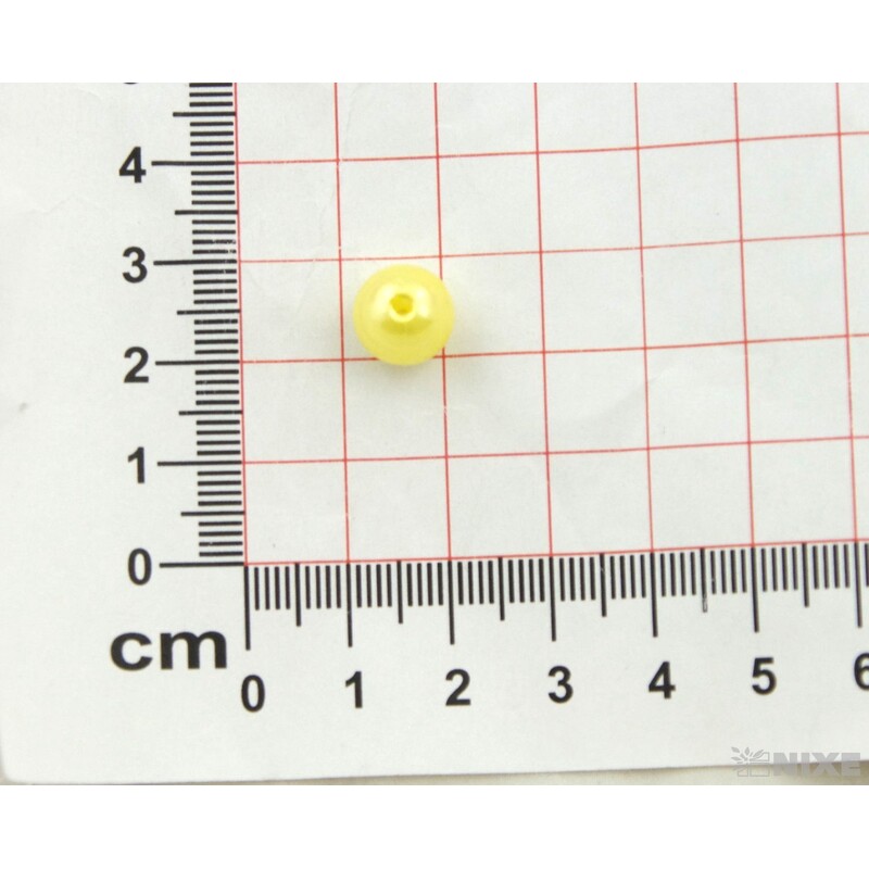 KORÁLKY 10mm 45g*ŽLUTÁ