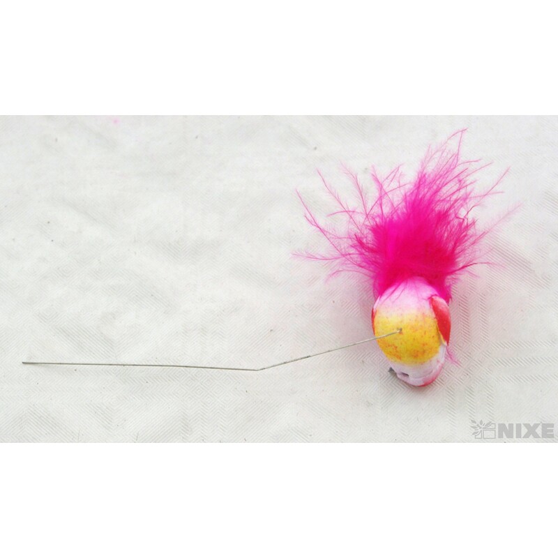 PTÁČEK NA DRÁTKU 4cm 12ks*MIX BAREV